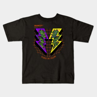 Skaett Purple Or Yellow Kids T-Shirt